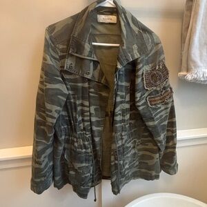 Torrid Olive Camouflage Utility Jacket